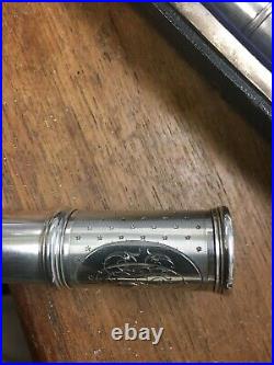 Original Louis Lot Solid Silver Flute, 1880's Pristine Condition, Never Altered