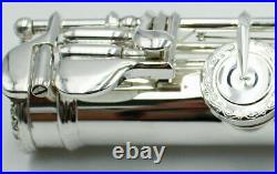 Profession Flute Engraved Open Hole B Foot C # Trill D # Roller Offset
