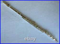 Professional 17 Open Hole Silver Plated Flute E Key B Foot