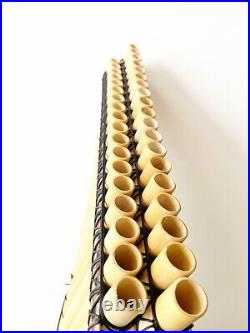 Professional chromatic Zampoña 37 Tubes Of Bamboo, From Peru (handmade)
