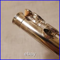 Ravel Student Flute Model 202SP With Gold Lip Plate SERVICED