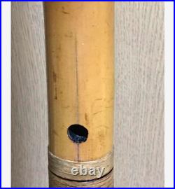 Shakuhachi 57.5cm 390g Kinko-ryu Japanese Wooden Flute Musical Instrument Used