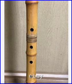 Shakuhachi 57.5cm 390g Kinko-ryu Japanese Wooden Flute Musical Instrument Used