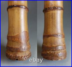 Shakuhachi Baiju sign name vertical bamboo flute musical instrument #70
