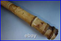 Shakuhachi Japanese vertical bamboo flute musical instrument #22