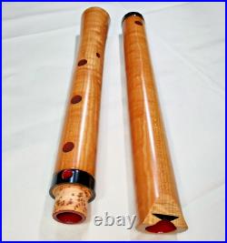 Shakuhachi Kochohou Japanese Vertical Flute 1.8shaku D 55cm Kinko Maple 7holes