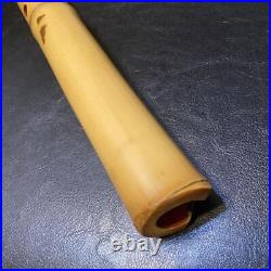 Shakuhachi SUIKO Tozan-ryu Japanese Bamboo Flute 46cm Musical Instrument J10508