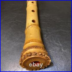 Shakuhachi SUIKO Tozan-ryu Japanese Bamboo Flute 46cm Musical Instrument J10508