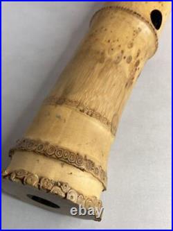 Shakuhachi TAKEHARU Japanese Bamboo Flute Musical Instrument J8967