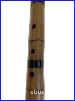 Shakuroku Shakuhachi Japanese vertical Bamboo Flute Vintage Musical Instrument