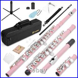 Vangoa Closed Hole C Flute for Beginners Kids Student 16 Keys Flute Instrument N