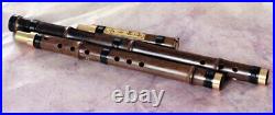 Vertical Bamboo Flute Woodwind Instrument Key of F/G Dizi 3 Section Flauta Xiao