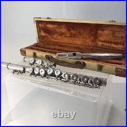 Vintage Artley Elkhart IND flute made 1957 with case
