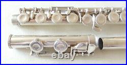 Vintage J. M. Grassi Milano La Madelon Concert Flute Ser 4483 Offset G Split E