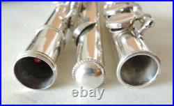 Vintage J. M. Grassi Milano La Madelon Concert Flute Ser 4483 Offset G Split E