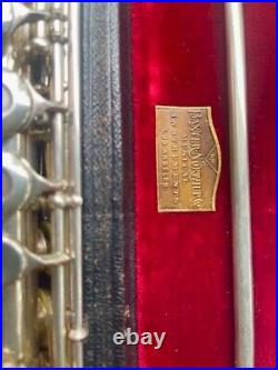 Wm. S. Haynes Sterling Silver Closed Hole Low C C#Trill Professional Flute