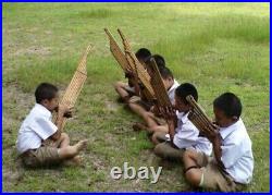 X1 Khaen Black Bamboo Musical Isan Thai Mouth Organ Instrument Sound Flute K5