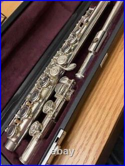 YAMAHA Flute YFL-212 STANDARD Musical instrument Japan YFL212 Silver Plated Case