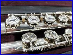 YAMAHA Flute YFL-212 STANDARD Musical instrument Japan YFL212 Silver Plated Case