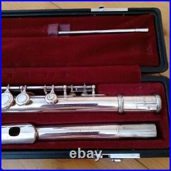 YAMAHA Flute YFL211S Silver Plating With Case Included Used