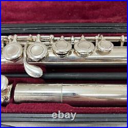 YAMAHA Student Flute YFL-221 Case Nickel Silver Plated Japan YFL221 Instrument