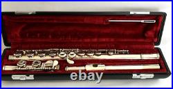 YAMAHA YFL 211S CONCERT FLUTE Includes Silver Plating with Hard Case