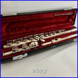 YAMAHA YFL 211S CONCERT FLUTE Includes Silver Plating with Hard Case