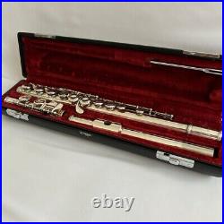 YAMAHA YFL 211S CONCERT FLUTE Includes Silver Plating with Hard Case