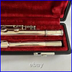 YAMAHA YFL 211S CONCERT FLUTE Includes Silver Plating with Hard Case