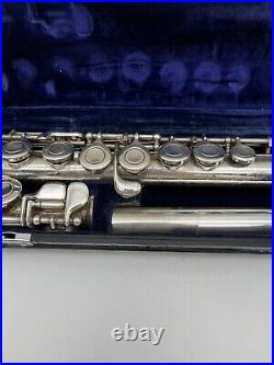 YAMAHA YFL-31 Sterling Silver Flute Head Tube Flute with hardcase