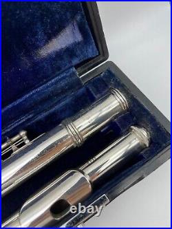 YAMAHA YFL-31 Sterling Silver Flute Head Tube Flute with hardcase