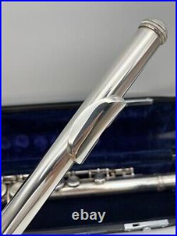 YAMAHA YFL-31 Sterling Silver Flute Head Tube Flute with hardcase