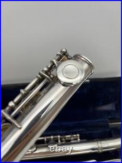 YAMAHA YFL-31 Sterling Silver Flute Head Tube Flute with hardcase