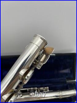 YAMAHA YFL-31 Sterling Silver Flute Head Tube Flute with hardcase