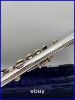 YAMAHA YFL-31 Sterling Silver Flute Head Tube Flute with hardcase