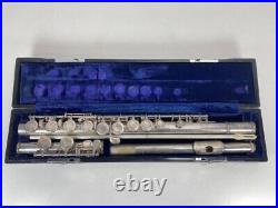 YAMAHA YFL-31 Sterling Silver Flute Head Tube Flute with hardcase JAPAN Used