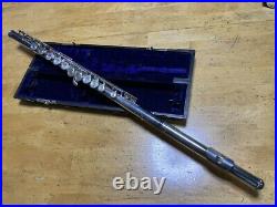 YAMAHA YFL-31 Sterling Silver Flute Head Tube Flute with hardcase Japan