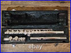 Yamaha 225Sii Silver Plated Flute with Hard Case FREE SAME DAY SHIPPING