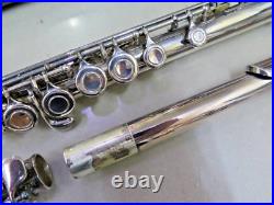 Yamaha Flute YFL-43 silver Musical instrument with Hard Case