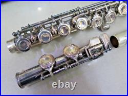 Yamaha Flute YFL-43 silver Musical instrument with Hard Case