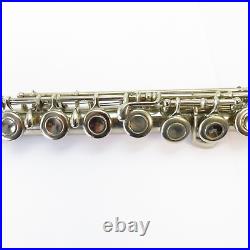 Yamaha Flute YFL225N Nickel Plated Musical Instrument in Case Japan Make