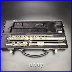 Yamaha YFL-222 Silver Student Flute with Hard Case Ideal for Beginners