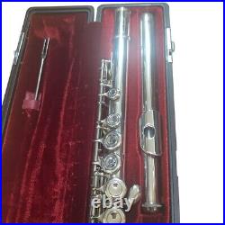 Yamaha YFL-311 Silver Plated Flute Nickel Silver working Musical instrument Used